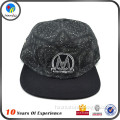 custom leather strap 5 panel hats manufacturers